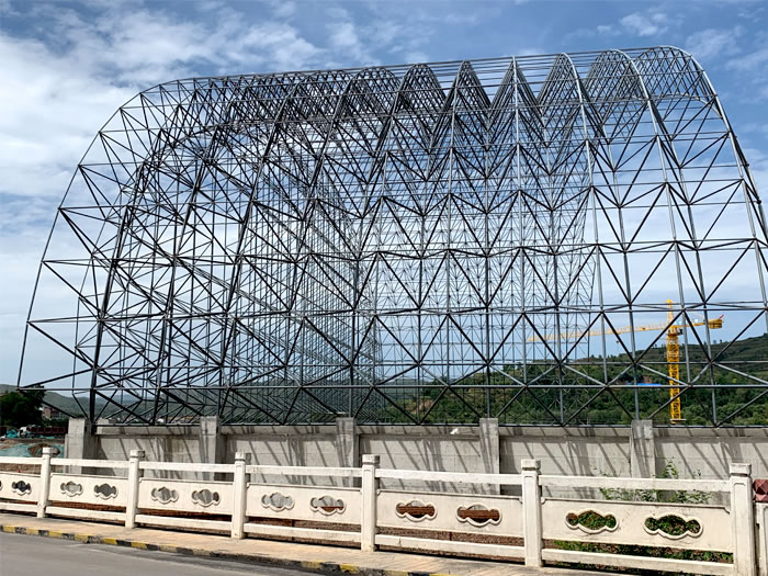 瑞金山寨矿储煤棚网架